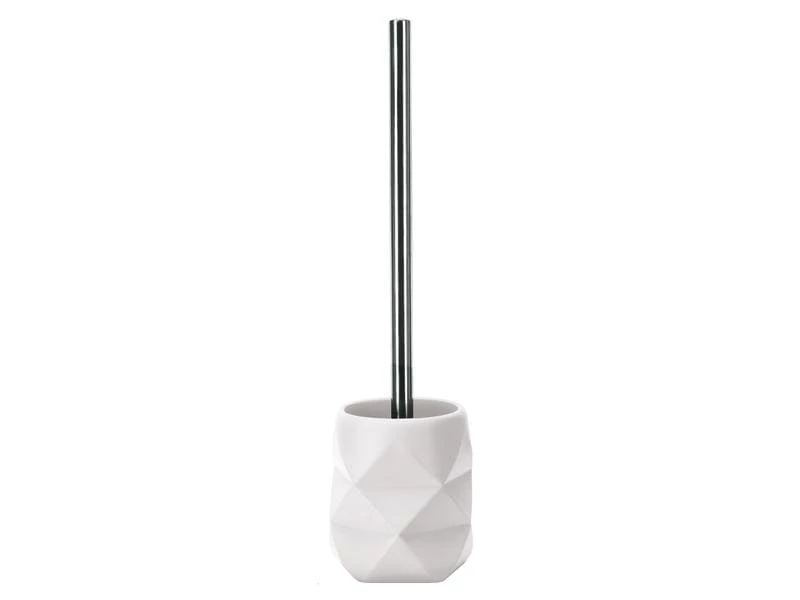 Kleine Wolke Toilettenbürste Crackle Weiss, Polyresin 1 Kleine Wolke Toilettenbürste Crackle Weiss, Polyresin