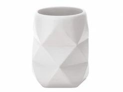 Kleine Wolke Zahnputzbecher Crackle Weiss