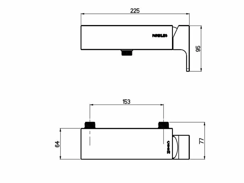 Nikles Duscharmatur Pure 2 Nikles Duscharmatur Pure – Bild 2