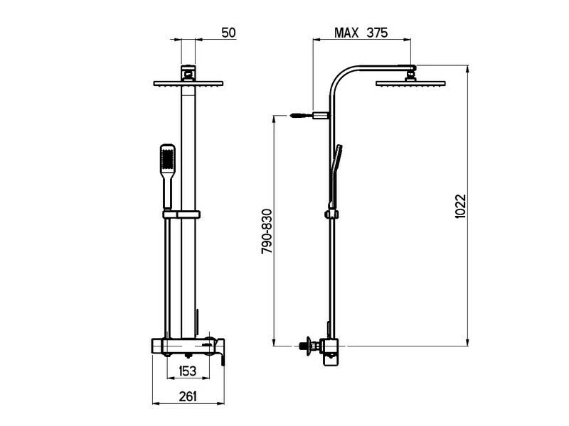 Nikles Duschsystem Single Lever Pure 2 Nikles Duschsystem Single Lever Pure – Bild 2