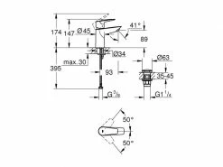 GROHE Lavaboarmatur Start Edge 1/2" S-Size LowFlow 9 GROHE Lavaboarmatur Start Edge 1/2" S-Size LowFlow -Angebote Bad & Sanitär Store 206845418 xxl