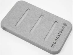 Moonstone Seifenschale aus Diatomit Hellgrau