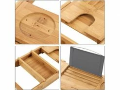 Songmics Bad-Utensilienhalter ausziehbar Braun 15 Songmics Bad-Utensilienhalter ausziehbar Braun -Angebote Bad & Sanitär Store 210018519 xxl 1