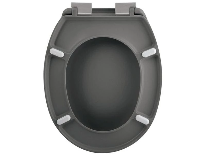 Spirella Toilettensitz Neela Grau matt 4 Spirella Toilettensitz Neela Grau matt – Bild 4