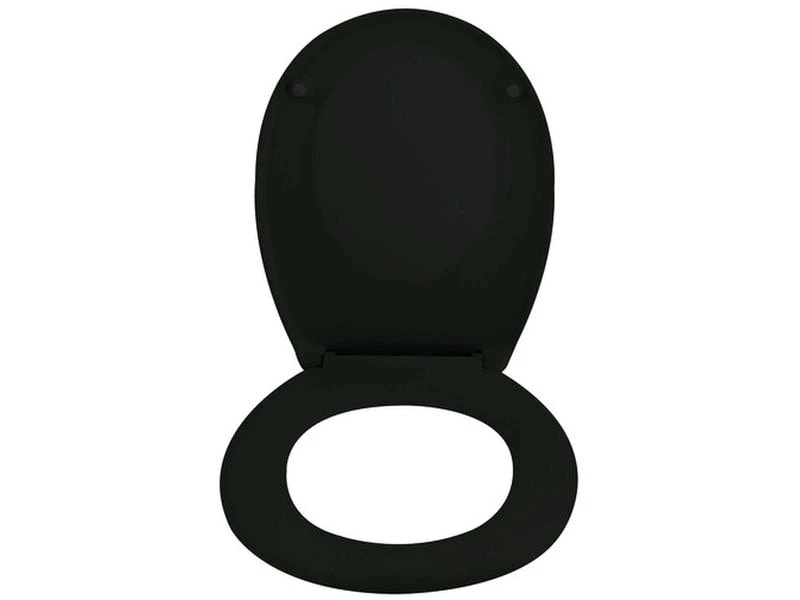 Spirella Toilettensitz Neela Schwarz matt 1 Spirella Toilettensitz Neela Schwarz matt
