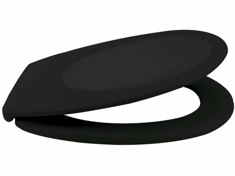 Spirella Toilettensitz Neela Schwarz matt 2 Spirella Toilettensitz Neela Schwarz matt – Bild 2