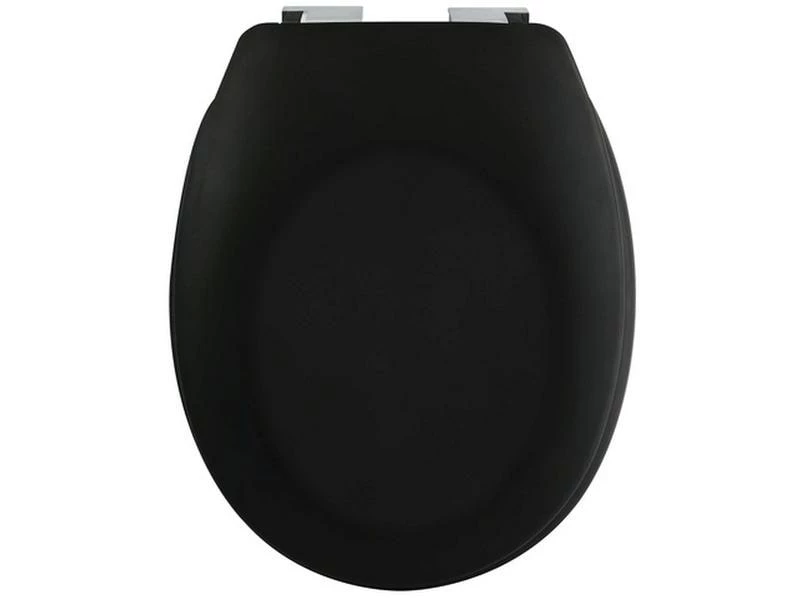 Spirella Toilettensitz Neela Schwarz matt 3 Spirella Toilettensitz Neela Schwarz matt – Bild 3