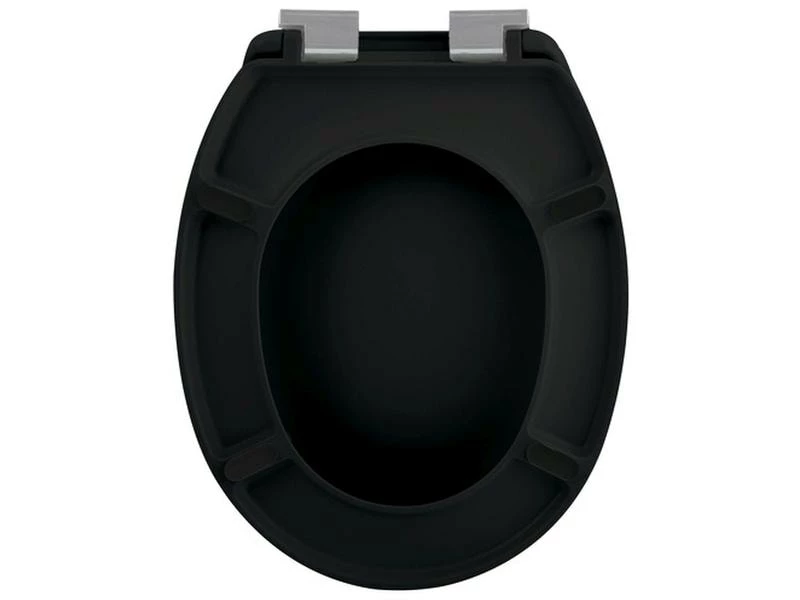 Spirella Toilettensitz Neela Schwarz matt 5 Spirella Toilettensitz Neela Schwarz matt – Bild 5