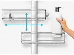 Simplehuman Duschmittelhalter Shower Caddy 70 - 100 cm, Silber 11 Simplehuman Duschmittelhalter Shower Caddy 70 - 100 cm, Silber -Angebote Bad & Sanitär Store 210938379 xxl