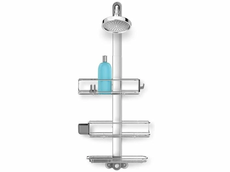 Simplehuman Duschmittelhalter Shower Caddy 70 - 100 cm, Silber 1 Simplehuman Duschmittelhalter Shower Caddy 70 - 100 cm, Silber