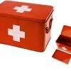 Present time Erste Hilfe Schrank gross 31.5 x 21 cm, Rot