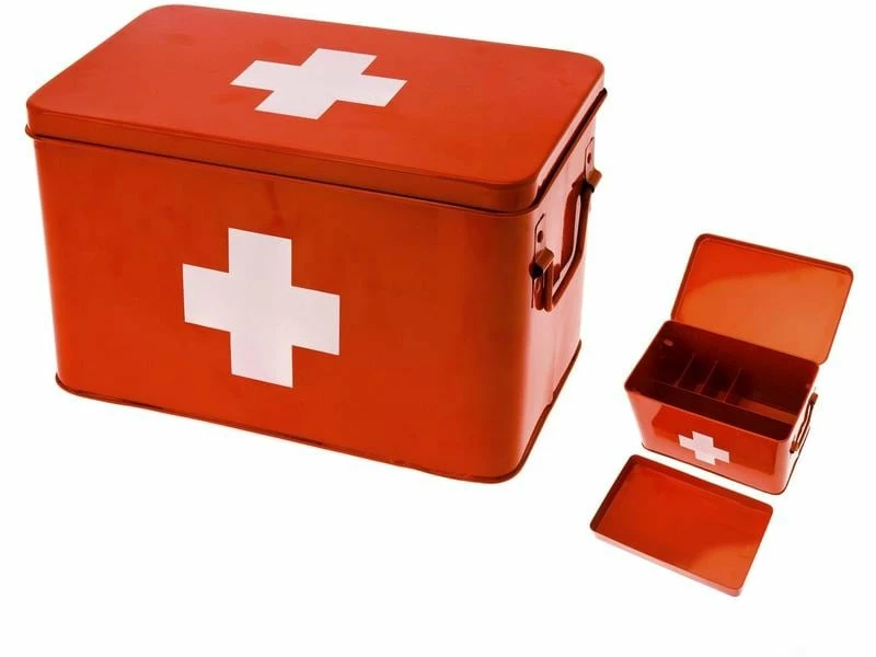 Present time Erste Hilfe Schrank gross 31.5 x 21 cm, Rot 1 Present time Erste Hilfe Schrank gross 31.5 x 21 cm, Rot