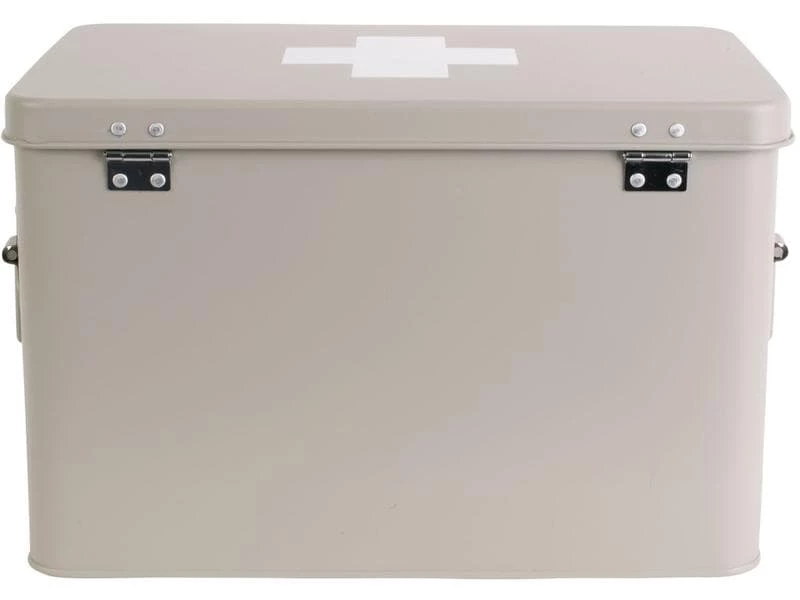 Present time Erste Hilfe Schrank gross 31.5 x 21 cm, Grau matt 4 Present time Erste Hilfe Schrank gross 31.5 x 21 cm, Grau matt – Bild 4