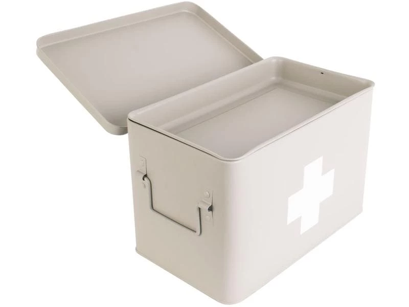 Present time Erste Hilfe Schrank gross 31.5 x 21 cm, Grau matt 1 Present time Erste Hilfe Schrank gross 31.5 x 21 cm, Grau matt