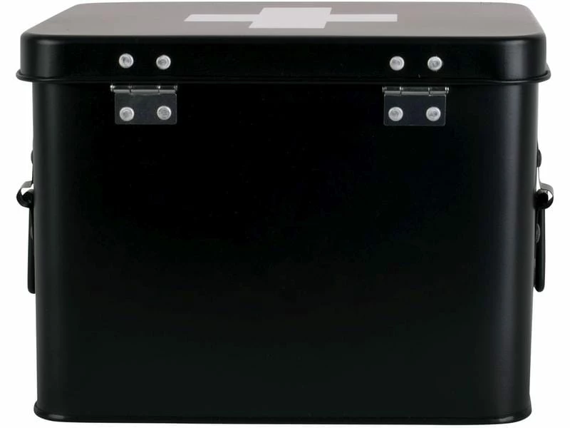 Present time Erste Hilfe Schrank klein 21.5 x 16 cm, Schwarz matt 5 Present time Erste Hilfe Schrank klein 21.5 x 16 cm, Schwarz matt – Bild 5