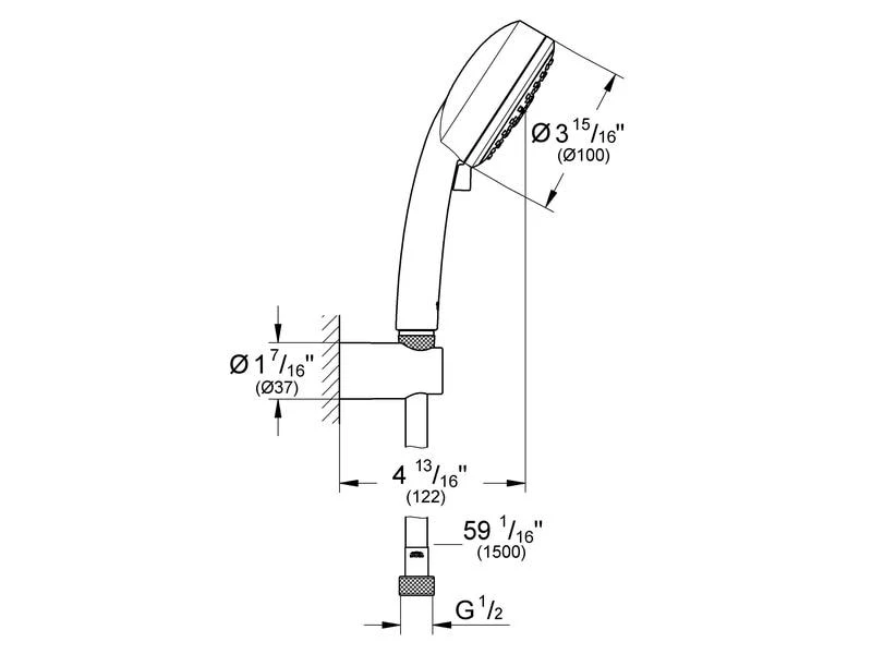 GROHE Handbrause Tempesta Cosmopolitan 100 2 GROHE Handbrause Tempesta Cosmopolitan 100 – Bild 2