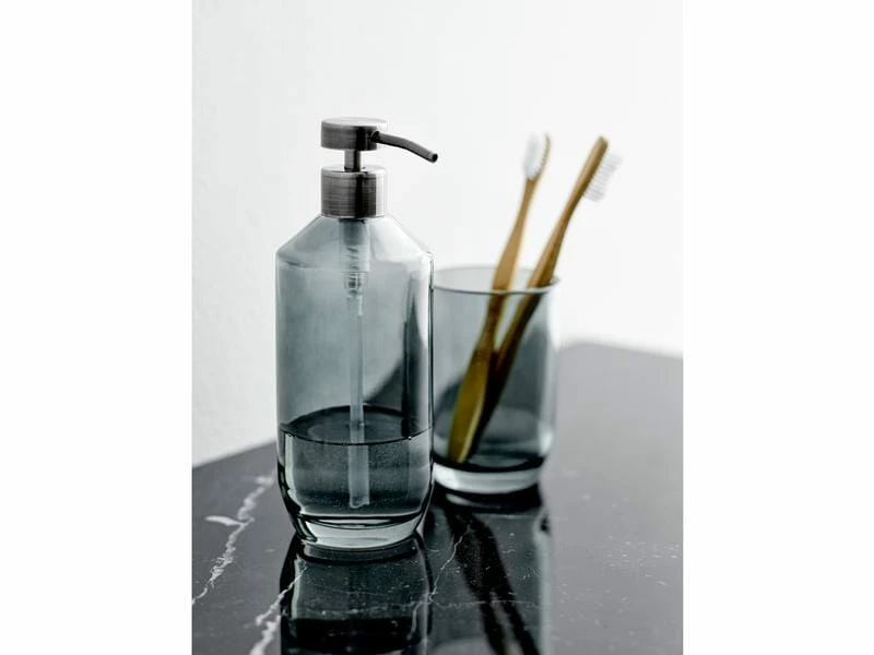 Södahl Zahnputzbecher Dia Schwarz, Glas 2 Södahl Zahnputzbecher Dia Schwarz, Glas – Bild 2