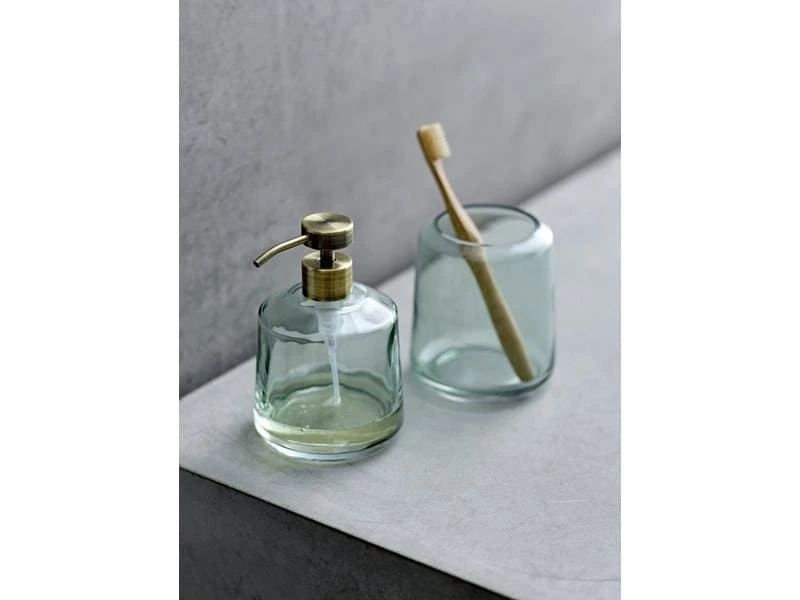 Södahl Zahnputzbecher Vintage Rauchblau, Glas 2 Södahl Zahnputzbecher Vintage Rauchblau, Glas – Bild 2