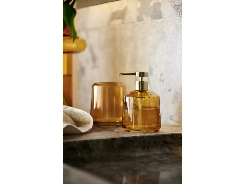 Södahl Zahnputzbecher Vintage Bernstein, Glas 3 Södahl Zahnputzbecher Vintage Bernstein, Glas – Bild 3