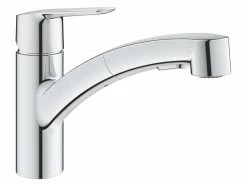 GROHE Küchenarmatur Start 1/2″, Chrom, herausziehbar