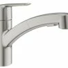GROHE Küchenarmatur Start 1/2″, Supersteel, herausziehbar