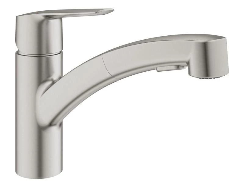 GROHE Küchenarmatur Start 1/2″, Supersteel, herausziehbar 1 GROHE Küchenarmatur Start 1/2″, Supersteel, herausziehbar