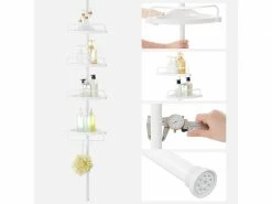 Songmics Duschmittelhalter mit Ablagen Weiss, Stahlrohr 10 Songmics Duschmittelhalter mit Ablagen Weiss, Stahlrohr -Angebote Bad & Sanitär Store 218011069 xxl 1