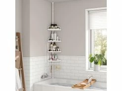 Songmics Duschmittelhalter mit Ablagen Weiss, Stahlrohr 12 Songmics Duschmittelhalter mit Ablagen Weiss, Stahlrohr -Angebote Bad & Sanitär Store 218011073 xxl 1