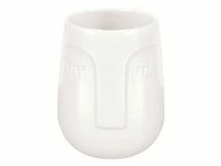 Kleine Wolke Zahnputzbecher Face Weiss