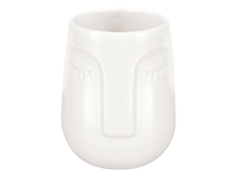 Kleine Wolke Zahnputzbecher Face Weiss 1 Kleine Wolke Zahnputzbecher Face Weiss