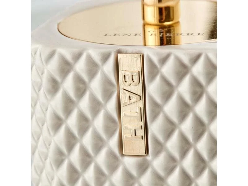 Lene Bjerre Toilettenbürste Milda Gold/Weiss 2 Lene Bjerre Toilettenbürste Milda Gold/Weiss – Bild 2