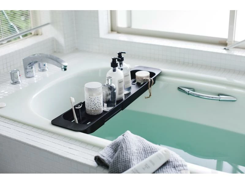 Yamazaki Bad-Utensilienhalter Tower Schwarz, Kunststoff 3 Yamazaki Bad-Utensilienhalter Tower Schwarz, Kunststoff – Bild 3