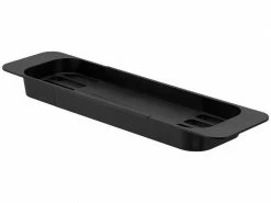 Yamazaki Bad-Utensilienhalter Tower Schwarz, Kunststoff