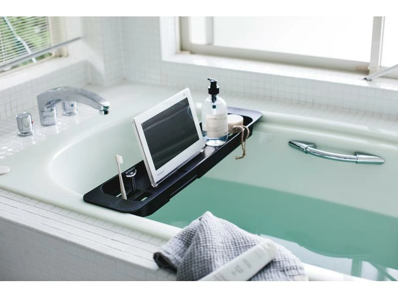 Yamazaki Bad-Utensilienhalter Tower Schwarz, Kunststoff 4 Yamazaki Bad-Utensilienhalter Tower Schwarz, Kunststoff – Bild 4