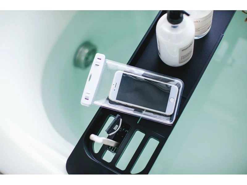 Yamazaki Bad-Utensilienhalter Tower Schwarz, Kunststoff 5 Yamazaki Bad-Utensilienhalter Tower Schwarz, Kunststoff – Bild 5