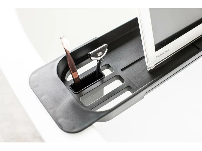 Yamazaki Bad-Utensilienhalter Tower Schwarz, Kunststoff 8 Yamazaki Bad-Utensilienhalter Tower Schwarz, Kunststoff – Bild 8