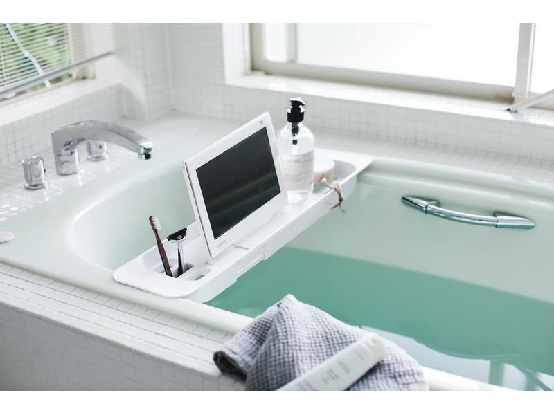 Yamazaki Bad-Utensilienhalter Tower Weiss, Kunststoff 3 Yamazaki Bad-Utensilienhalter Tower Weiss, Kunststoff – Bild 3