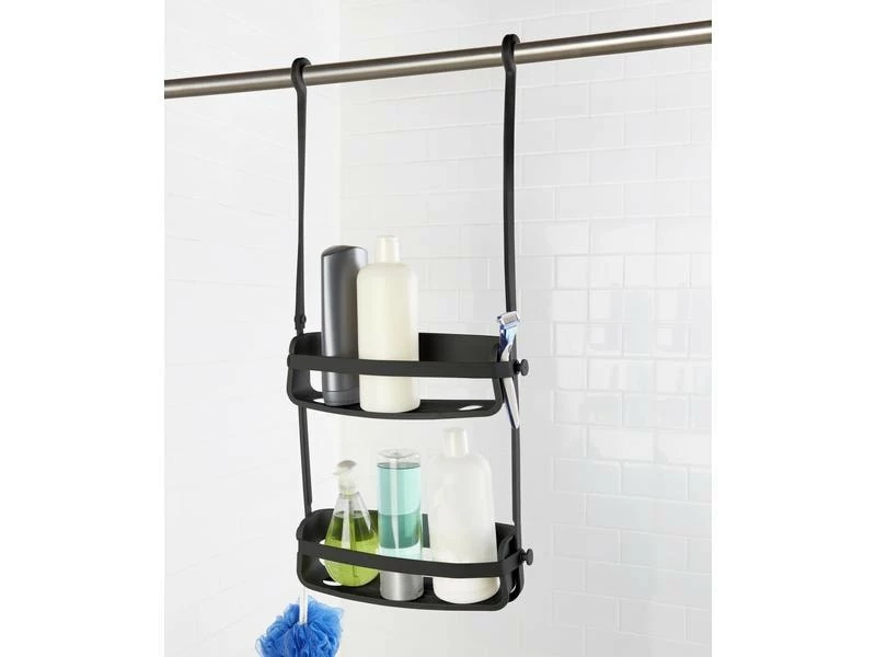 Umbra Bad-Utensilienhalter Flex 65 cm, Schwarz 2 Umbra Bad-Utensilienhalter Flex 65 cm, Schwarz – Bild 2