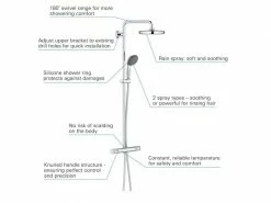 GROHE Duschsystem Vitalio Start 210 mit Aufputz-Thermostat, 153 mm 6 GROHE Duschsystem Vitalio Start 210 mit Aufputz-Thermostat, 153 mm -Angebote Bad & Sanitär Store 221967859 xxl