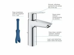 GROHE Lavaboarmatur QuickFix Start M-Size chrom 10 GROHE Lavaboarmatur QuickFix Start M-Size chrom -Angebote Bad & Sanitär Store 221967911 xxl