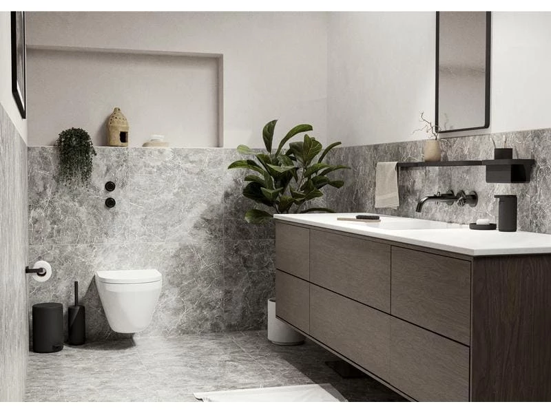 Zone Denmark Zahnputzbecher Rim Schwarz 2 Zone Denmark Zahnputzbecher Rim Schwarz – Bild 2