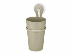 Koziol Zahnputzbecher Loop 300 ml, Beige