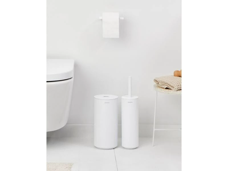 Brabantia Badezimmerzubehör Mindset 3teilig, Weiss 2 Brabantia Badezimmerzubehör Mindset 3teilig, Weiss – Bild 2