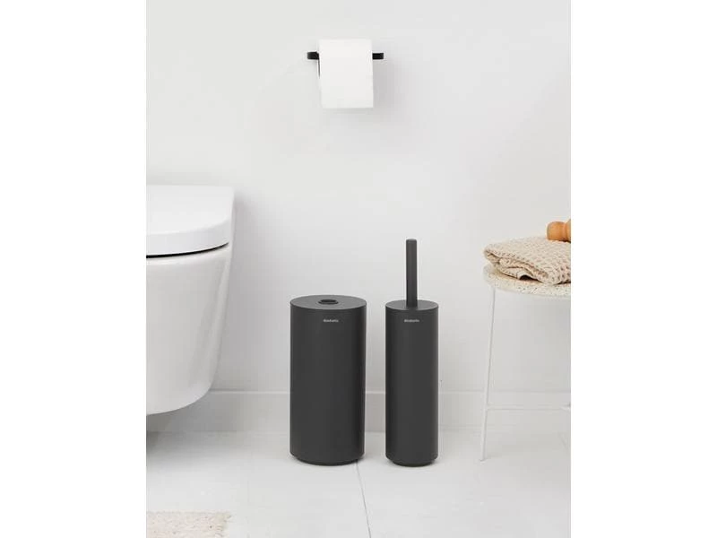 Brabantia Badezimmerzubehör Mindset 3teilig, Anthrazit 2 Brabantia Badezimmerzubehör Mindset 3teilig, Anthrazit – Bild 2