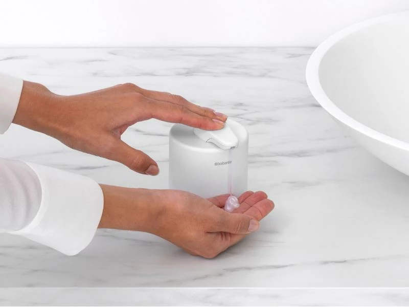 Brabantia Seifenspender Mindset 200 ml, Weiss 7 Brabantia Seifenspender Mindset 200 ml, Weiss – Bild 7