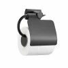 BIASCA Toilettenpapierhalter schwarz matt