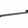 BIASCA Handtuchhalter Doppelstange 68 cm, schwarz matt