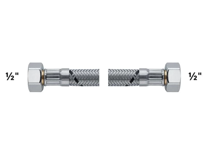 Flexo Anschlussschlauch DN8 IG x IG 1/2" x 1/2" / 20 cm 1 Flexo Anschlussschlauch DN8 IG x IG 1/2" x 1/2" / 20 cm