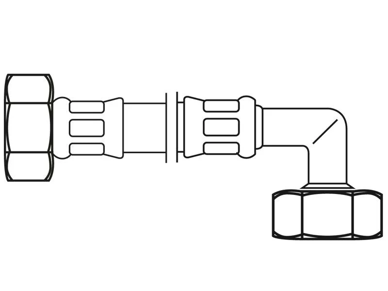 Flexo Anschlussschlauch DN8 IG x IG 3/4" x 3/4" / 150 cm 1 Flexo Anschlussschlauch DN8 IG x IG 3/4" x 3/4" / 150 cm