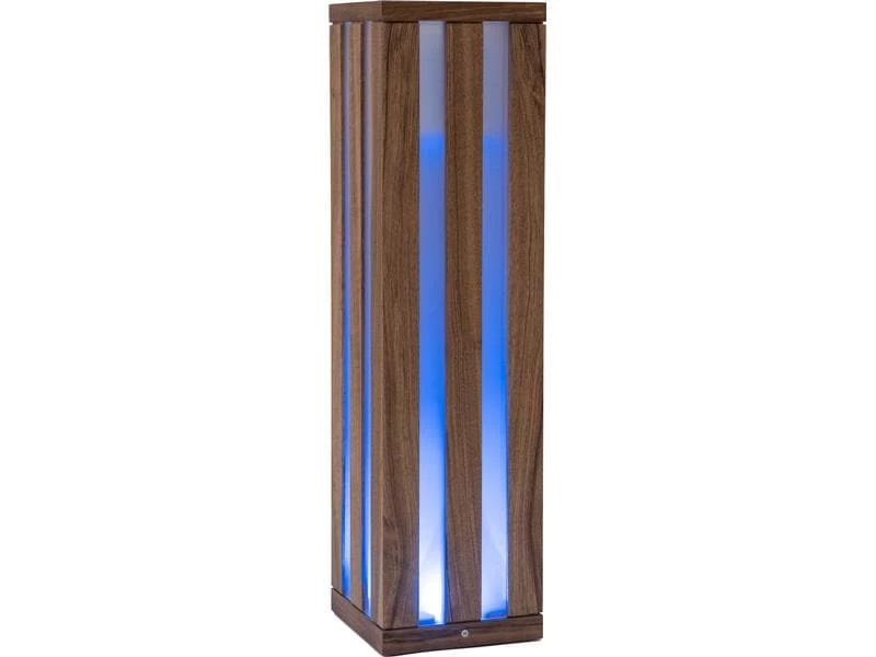 MrSpoon LooTube WC-Papierrollenspender LED Nussbaum 2 MrSpoon LooTube WC-Papierrollenspender LED Nussbaum – Bild 2